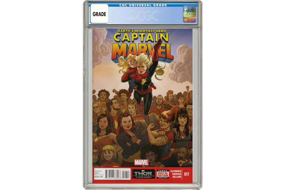 Marvel Captain Marvel (2012 #7th Series) #17A Comic Book CGC Graded