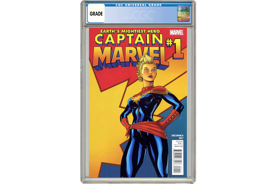 Marvel Captain Marvel (2012 #7th Series) #1A Comic Book CGC Graded - US