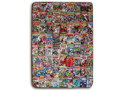 Marvel Comics Oversized Fleece Sherpa Throw Blanket