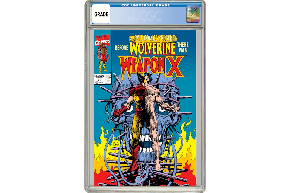 Marvel Comics Presents #72 (Orgin Of Wolverine) Comic Book CGC Graded