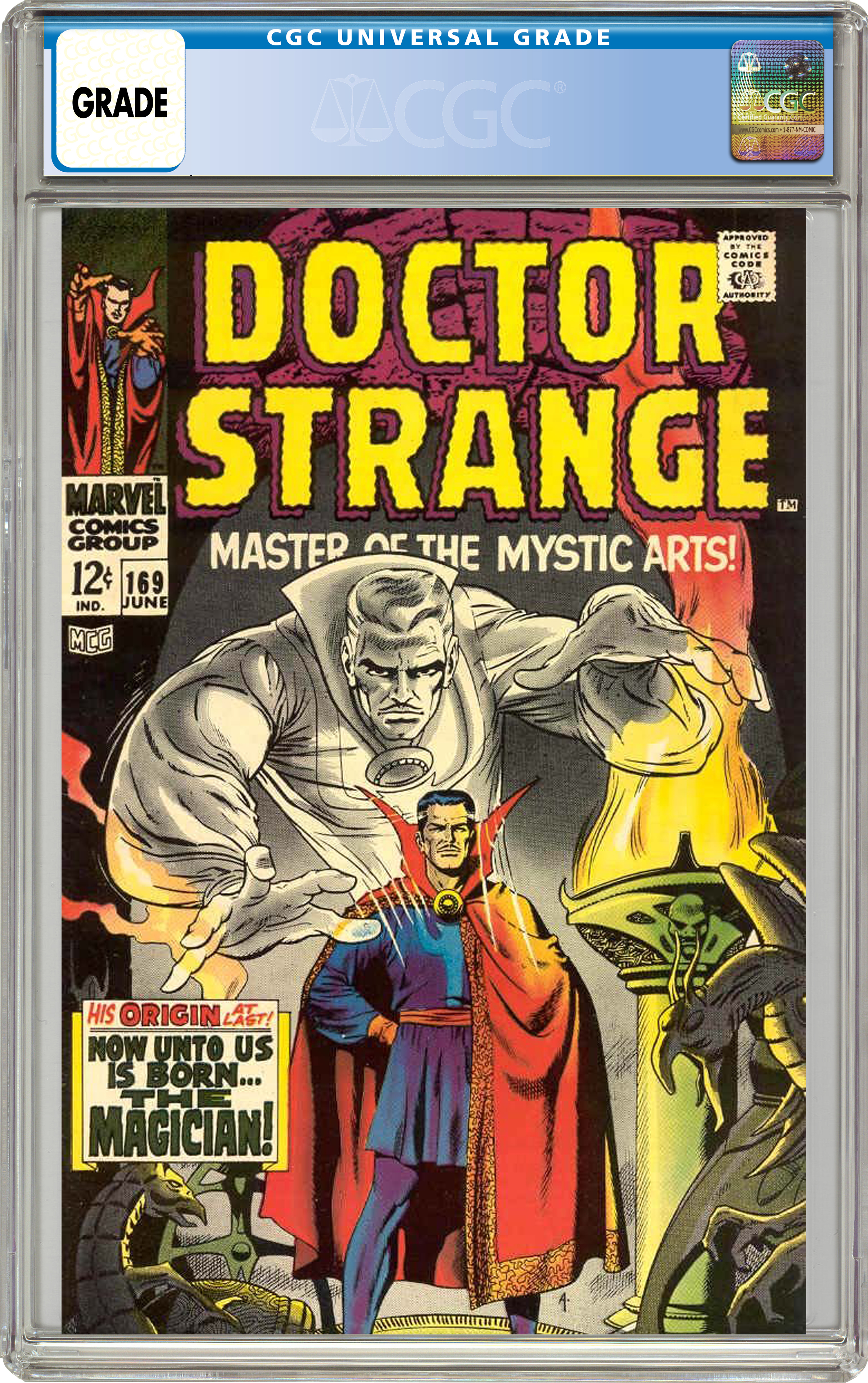 Marvel Doctor Strange #169 Comic Book CGC Graded