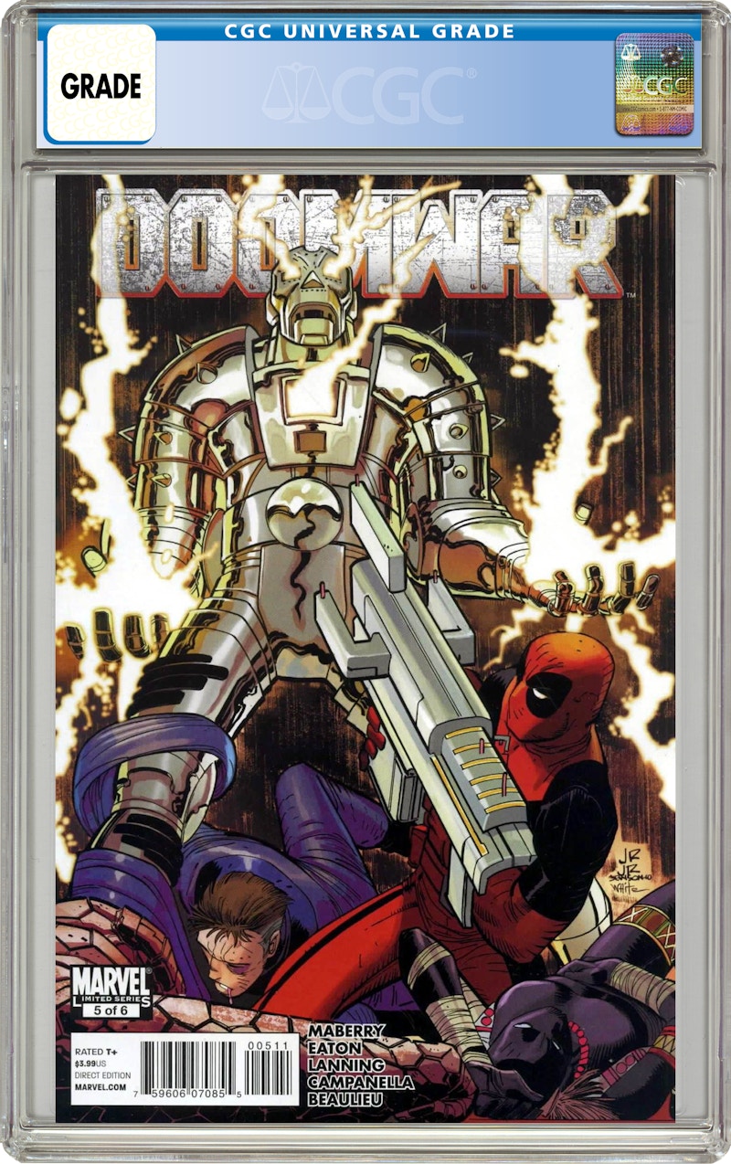 Marvel Doomwar (2010) 5 Comic Book CGC Graded CN
