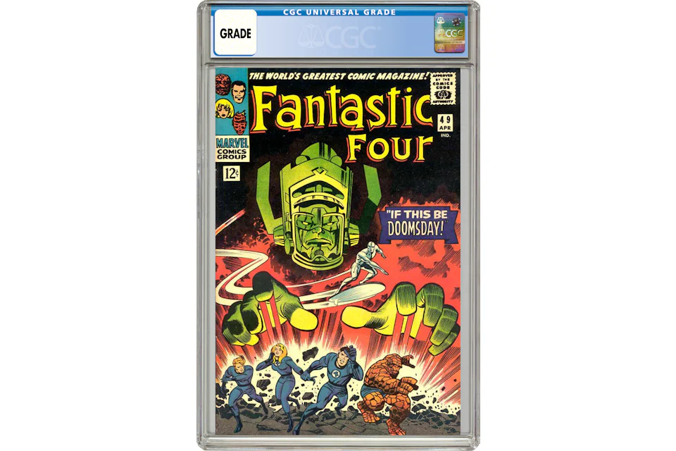Marvel Fantastic Four #49 (1st Full App. of Galactus) Comic Book CGC Graded