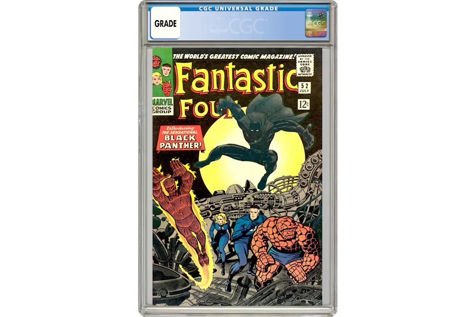 Marvel Fantastic Four #52 (1st App. of Black Panther) Comic Book CGC Graded