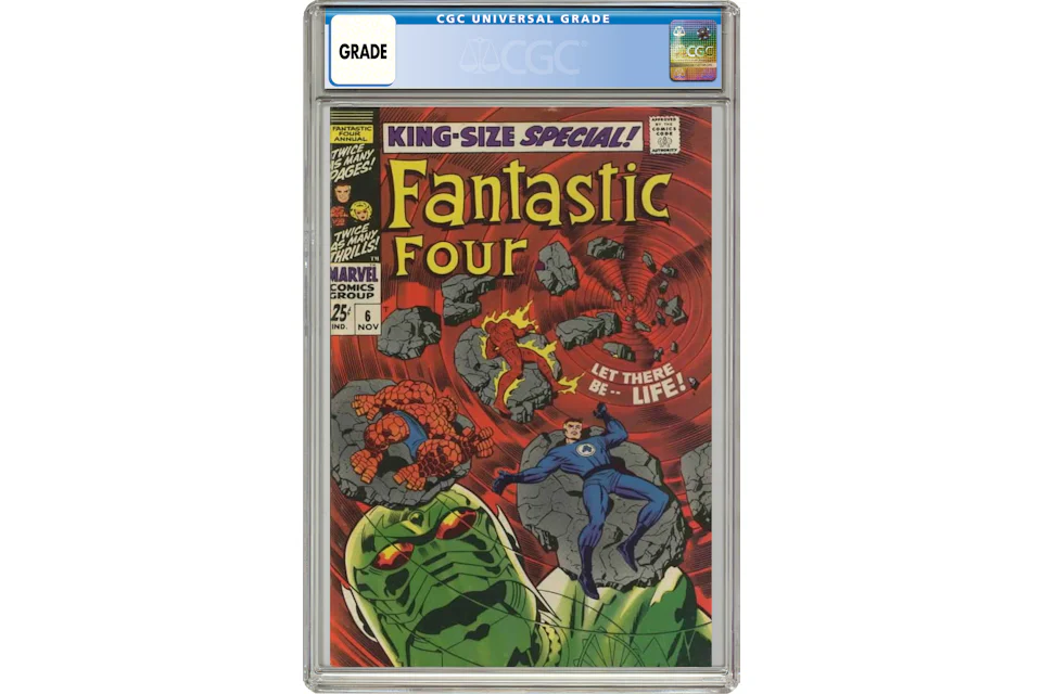 Marvel Fantastic Four Annual #6 (1st App. of Galactus and Silver Surfer) Comic Book CGC Graded