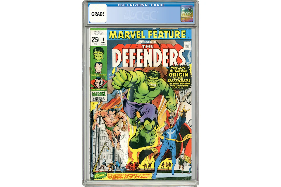 Marvel Feature #1 (1st App. of the Defenders) Comic Book CGC Graded
