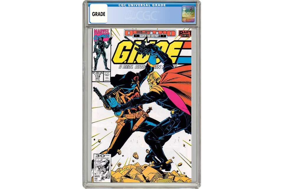 Marvel GI Joe (1982 Marvel) #118 Comic Book CGC Graded