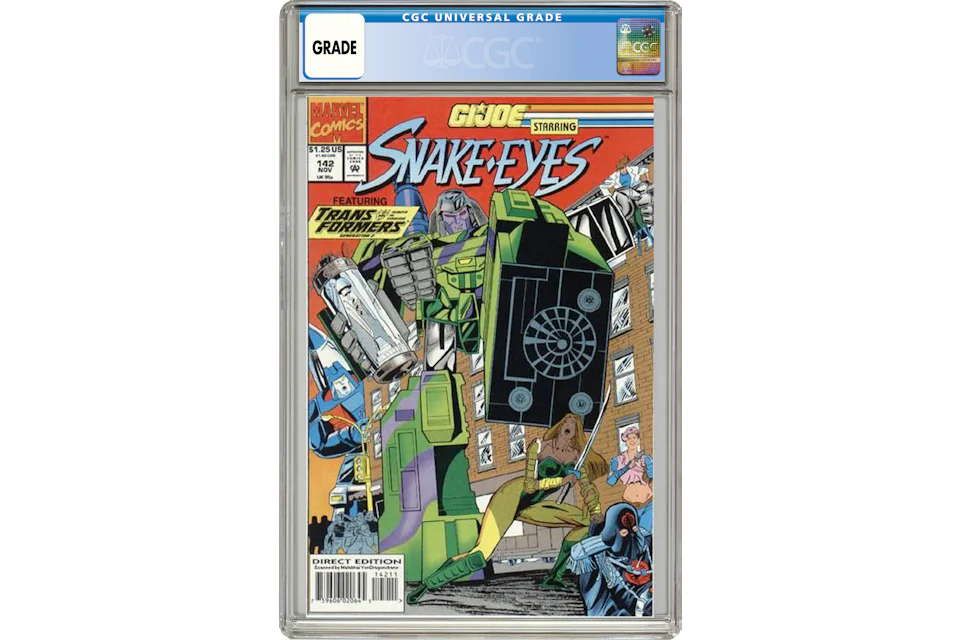 Marvel GI Joe (1982 Marvel) #142 Comic Book CGC Graded