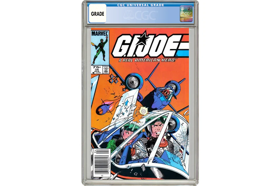 Marvel GI Joe (1982 Marvel) #34 Comic Book CGC Graded