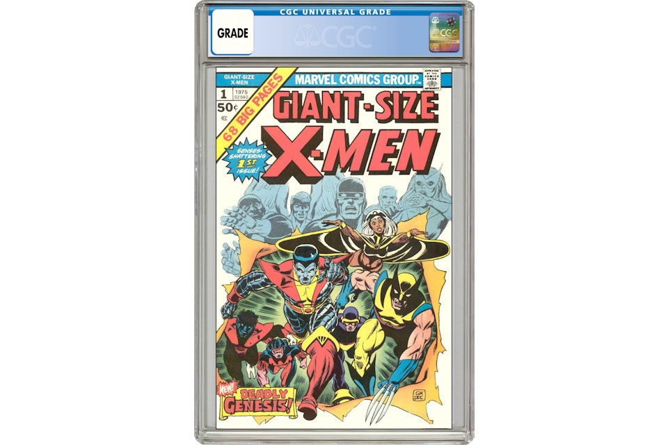 Marvel Giant Size X Men 1 Comic Book Cgc Graded Marvel Giant Size X Men 1 Comic Book Cgc Graded
