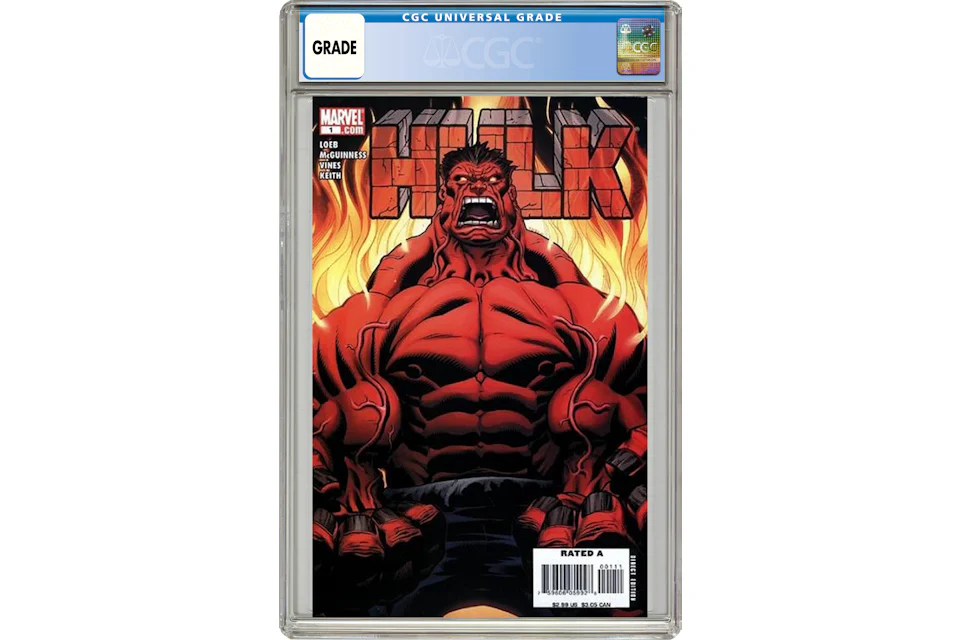 Marvel Hulk #1 Comic Book CGC Graded - US