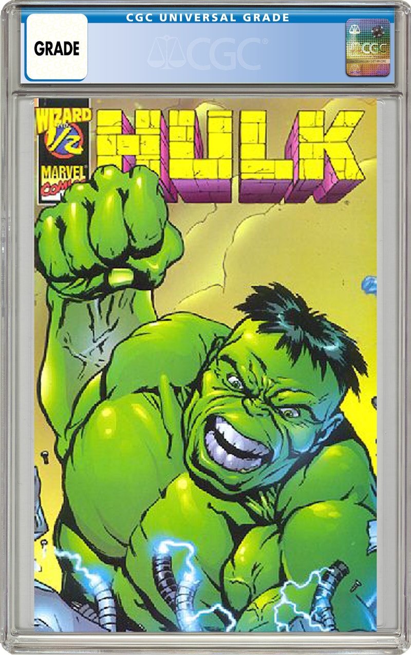 Marvel Hulk (1999) Wizard 1/2 Comic Book CGC Graded CN