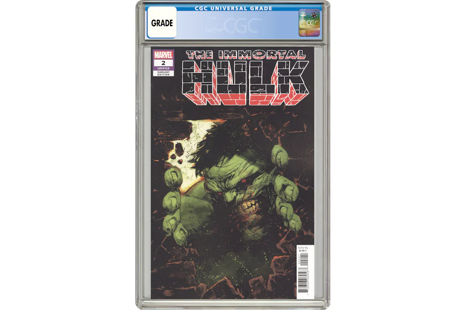 Marvel Immortal Hulk (2018 Marvel) #2B Comic Book CGC Graded