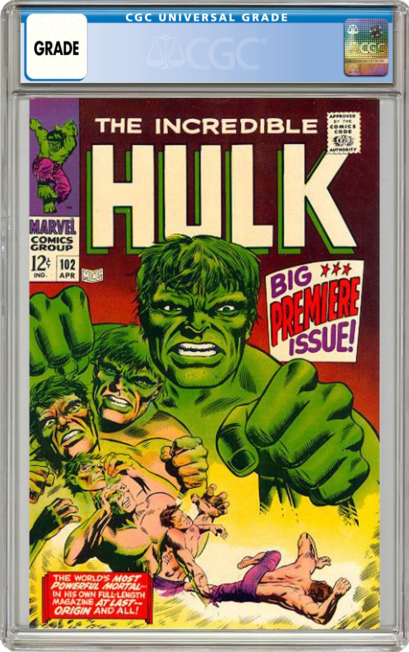 Marvel Incredible Hulk #340 Comic Book CGC Graded - JP