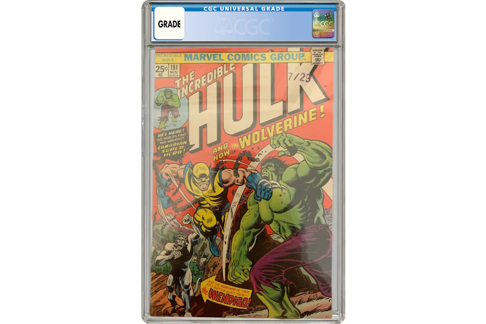 Marvel Incredible Hulk #181 CGC Graded