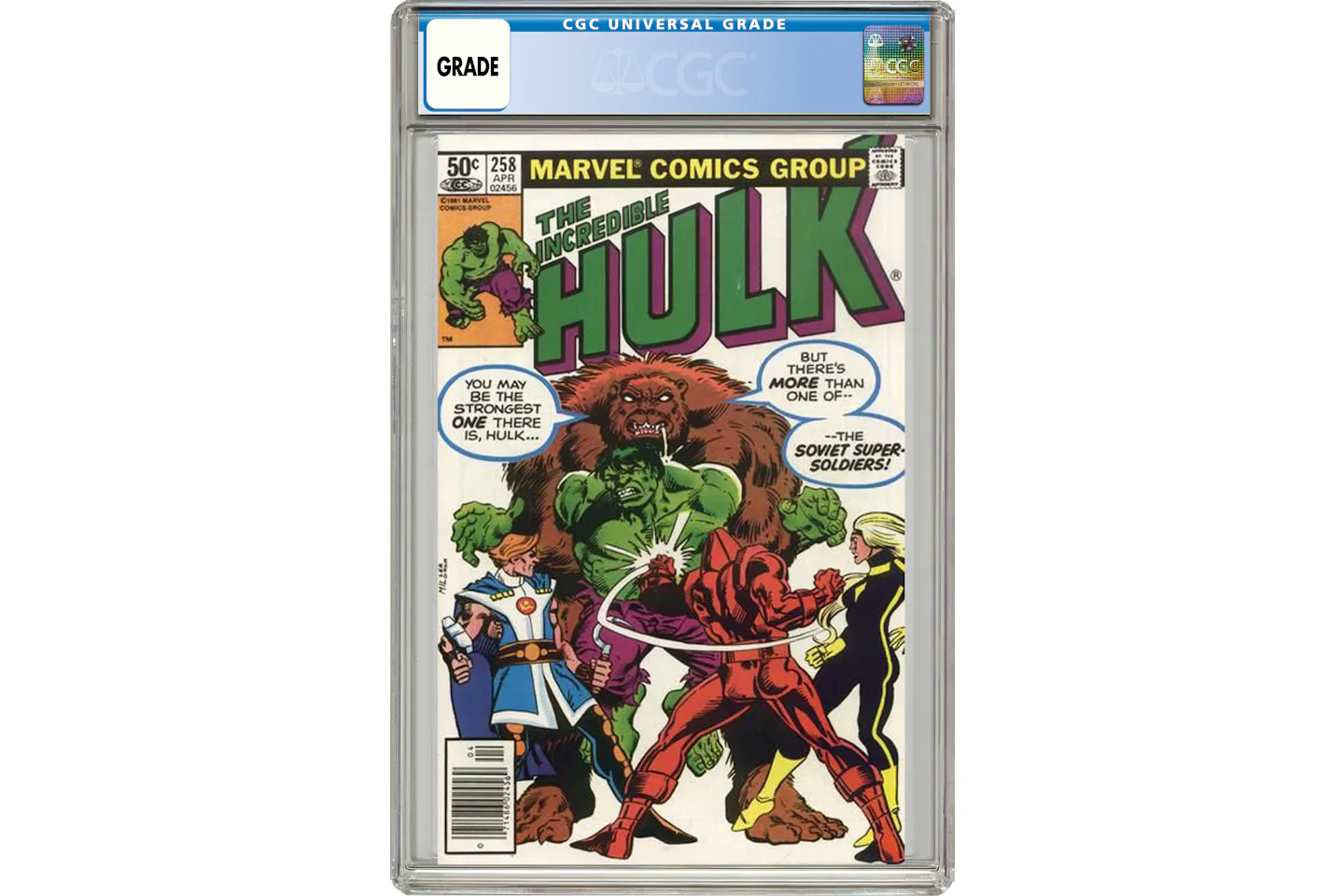 Marvel Incredible Hulk (1962 Marvel 1st Series) #258 Comic Book CGC ...