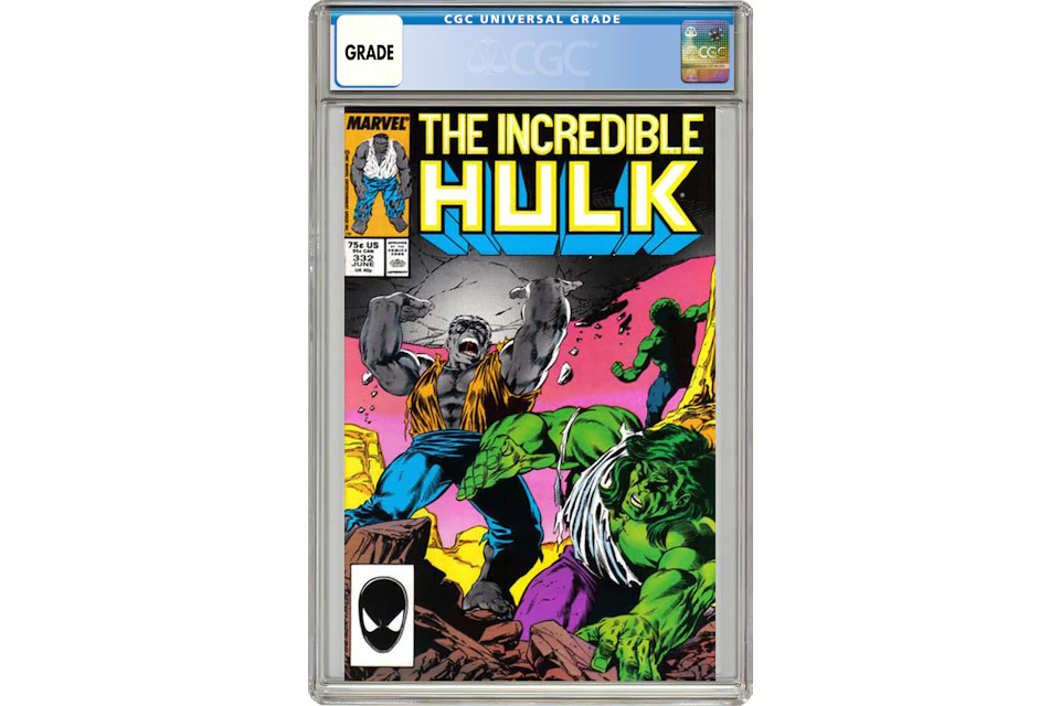 Marvel Incredible Hulk (1962 Marvel 1st Series) #332 Comic Book CGC ...