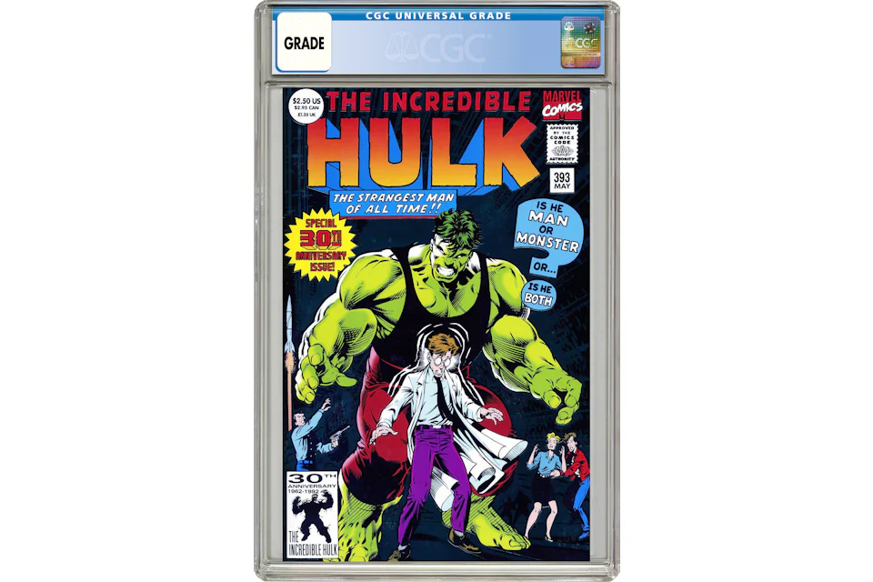 Marvel Incredible Hulk (1962 Marvel 1st Series) #393 Comic Book CGC Graded