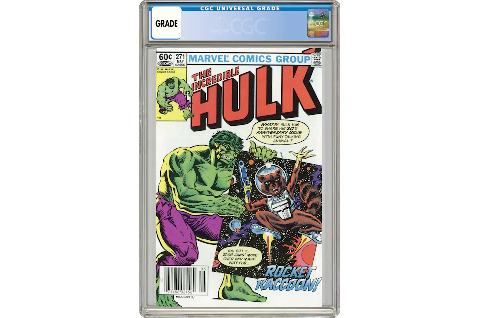Marvel Incredible Hulk #271 (1st App. of Rocket Racoon) Comic Book CGC Graded