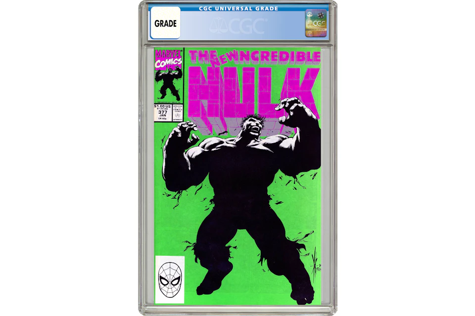 Marvel Incredible Hulk #377 Comic Book CGC Graded