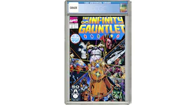 Marvel Infinity Gauntlet #1 Comic Book CGC Graded