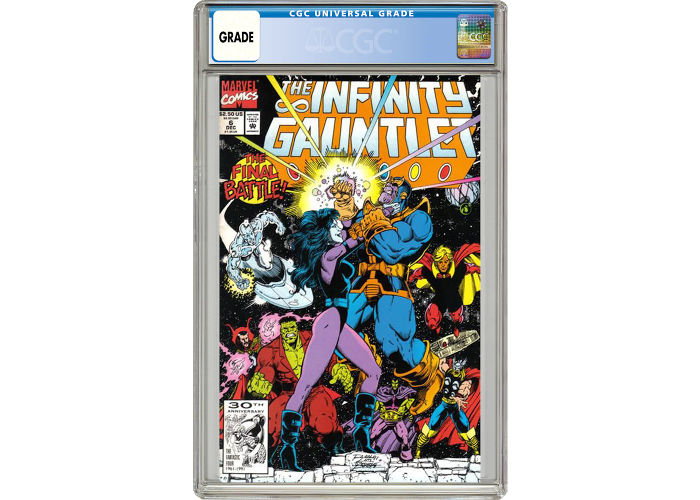 Marvel Infinity Gauntlet (1991) #6 Comic Book CGC Graded - US