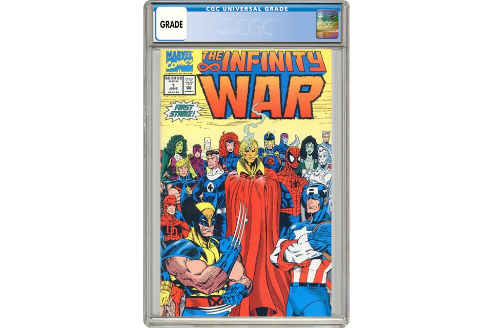 Marvel Infinity War #1 Comic Book CGC Graded - US