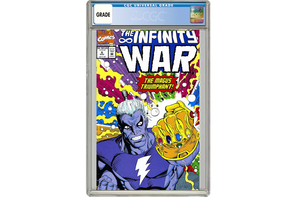 Marvel Infinity War (1992) #6 Comic Book CGC Graded - FR