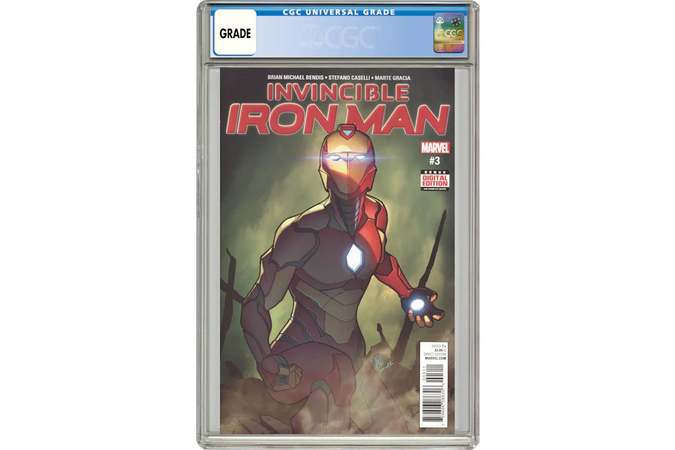 Marvel Invincible Iron Man (2017 3rd Series) #3A Comic Book CGC Graded