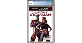 Marvel Invincible Iron Man #7 Mike Deodato Cover Art Comic Book CGC Graded