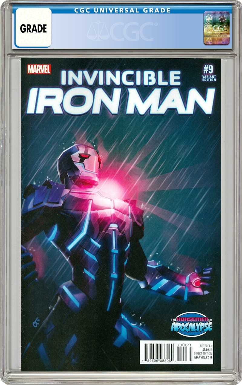 Marvel Invincible #Iron Man 9 Variant Edition Comic Book CGC Graded