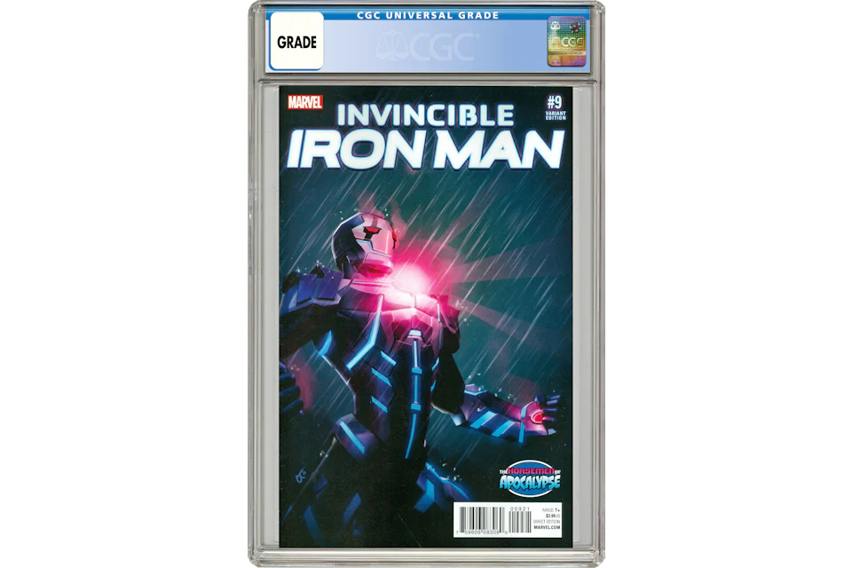 Marvel Invincible #Iron Man 9 Variant Edition Comic Book CGC Graded