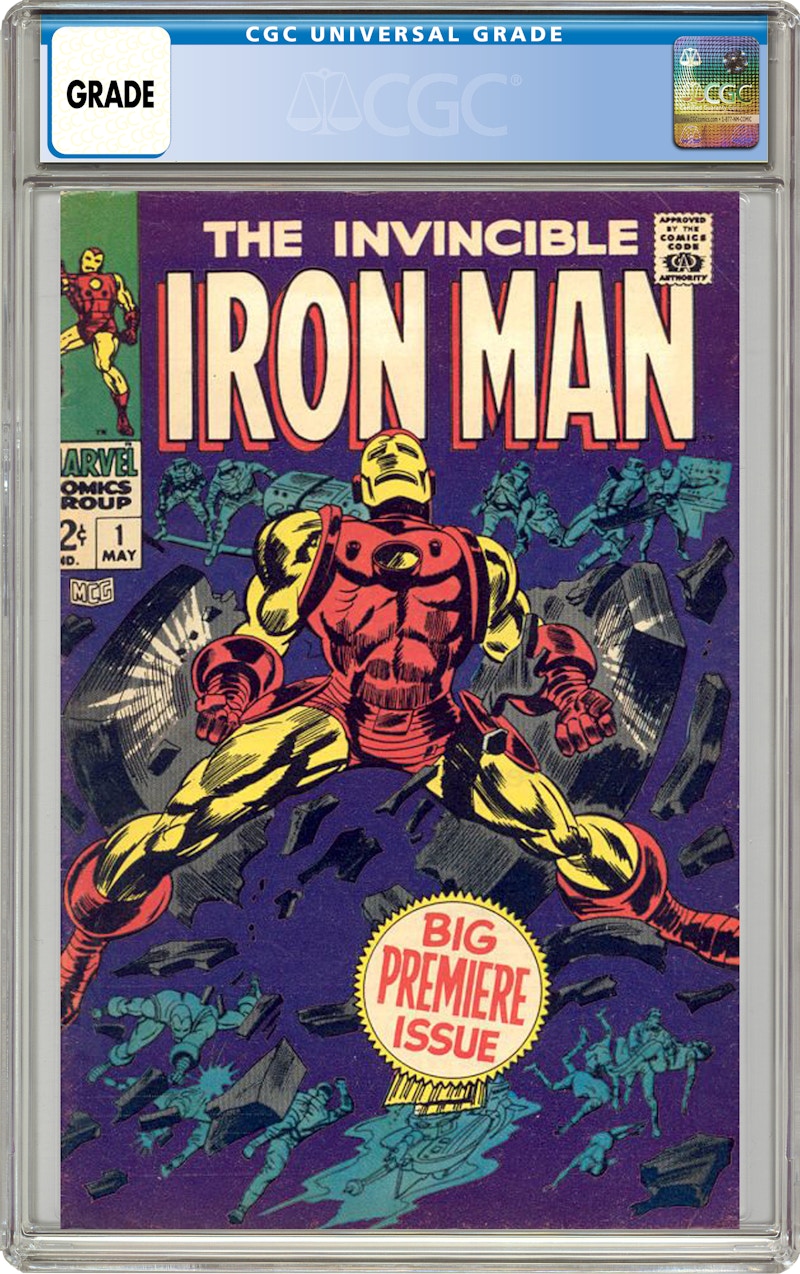 Marvel Iron Man 1 Comic Book CGC Graded CN