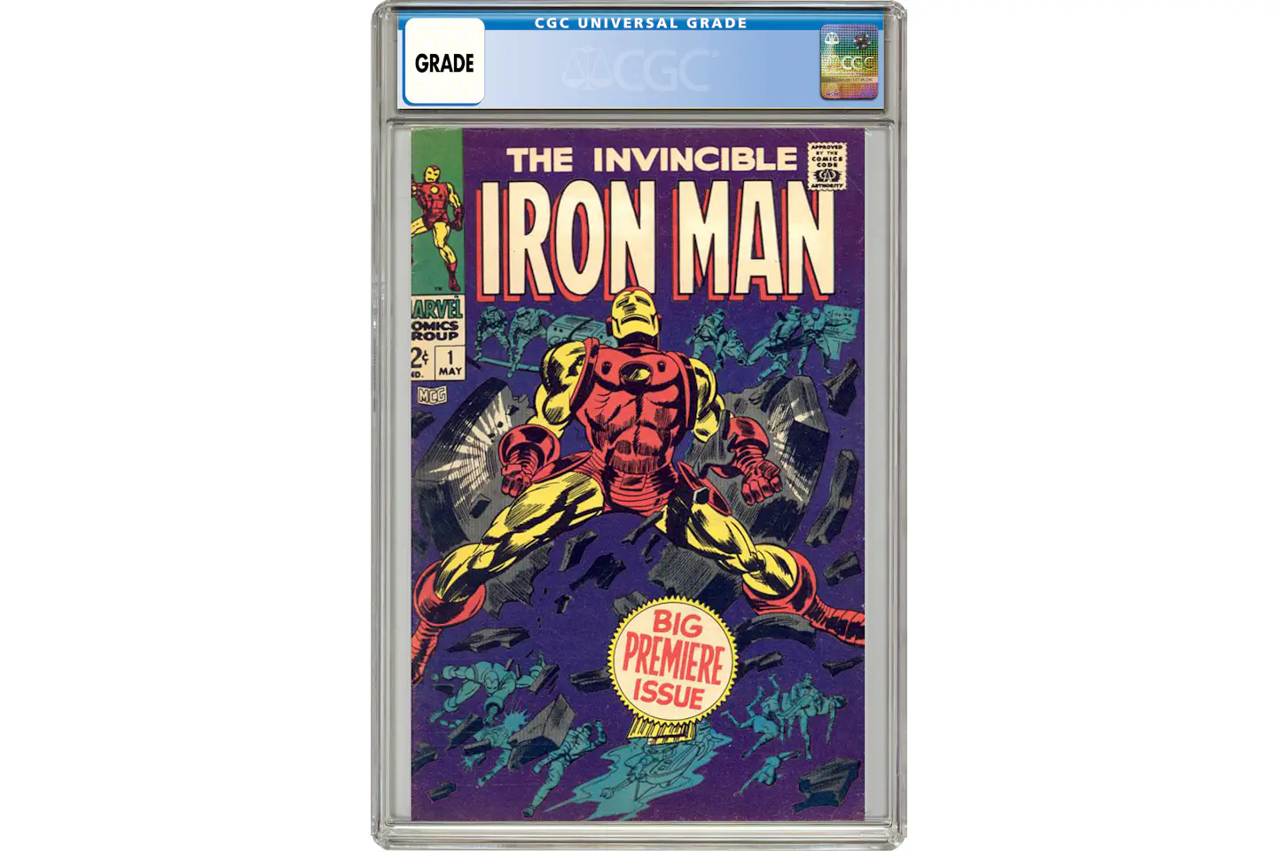Marvel Iron Man #1 Comic Book CGC Graded - CN