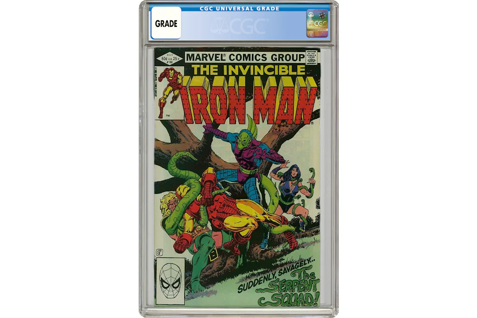 Marvel Iron Man #160 The Invincible Iron Man Comic Book CGC Graded