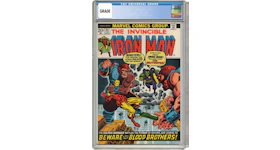 Marvel Iron Man #55 (1st App. of Thanos, Drax, Starfox, Kronos) Comic Book CGC Graded