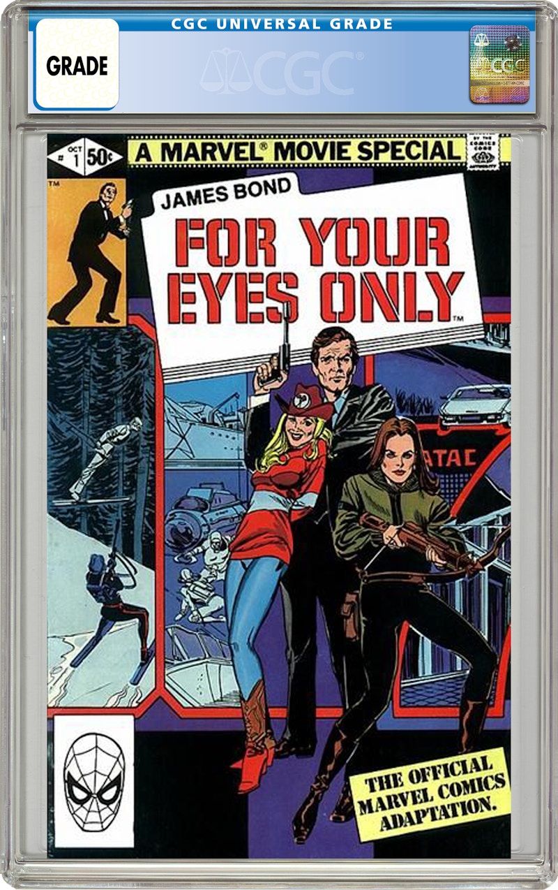 Marvel James Bond For Your Eyes Only (1981 Marvel) #1 Comic Book CGC