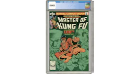 Marvel Master of Kung Fu (1974 Marvel) #100 Comic Book CGC Graded