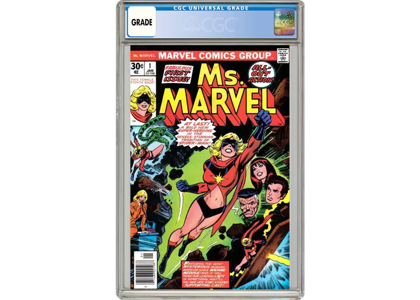 Marvel Ms. Marvel #1 Comic Book CGC Graded - US