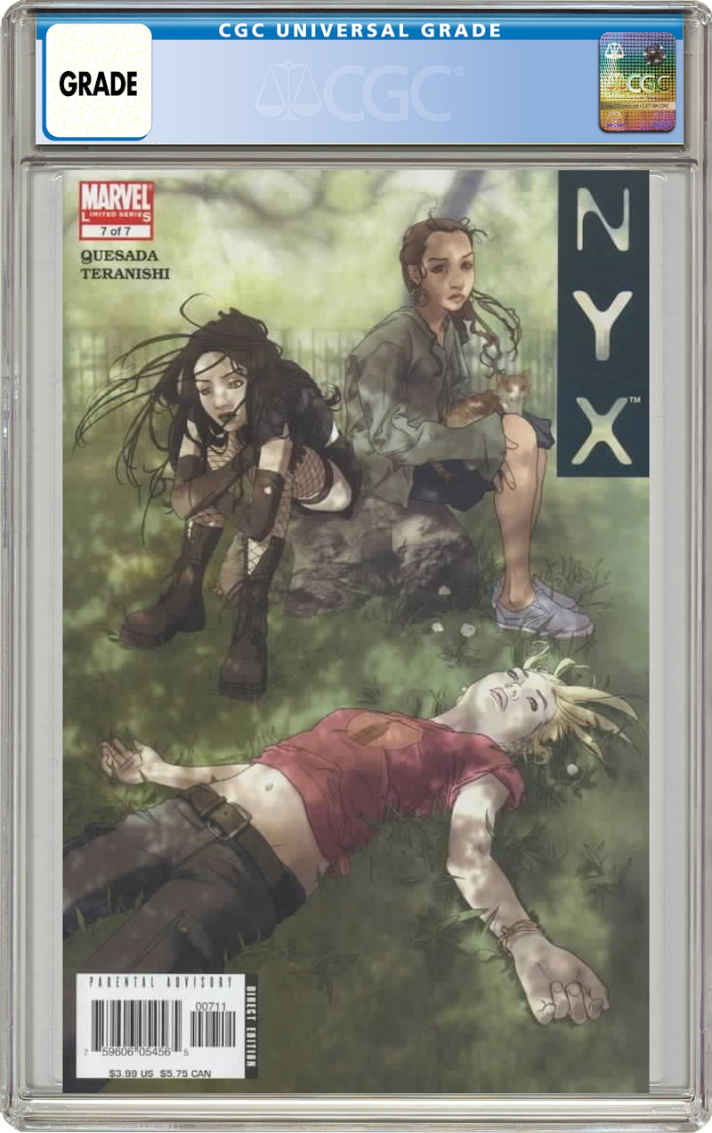 Marvel NYX (2003) #7 Comic Book CGC Graded - JP