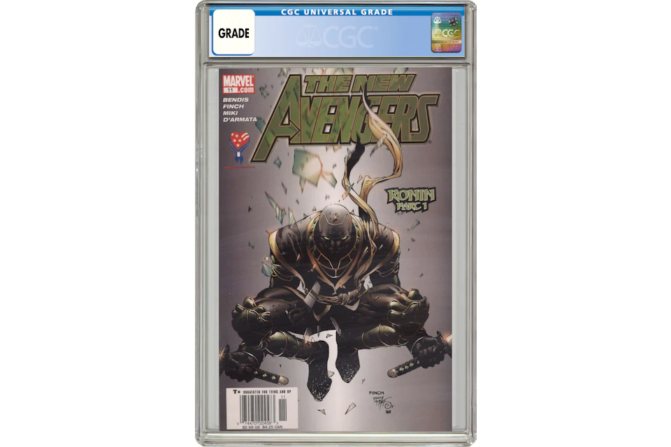Marvel New Avengers (2005 1st Series) #11N Comic Book CGC Graded - JP