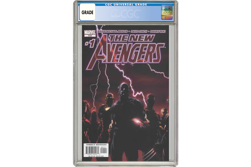 Marvel New Avengers (2005 1st Series) #1A Comic Book CGC Graded - US