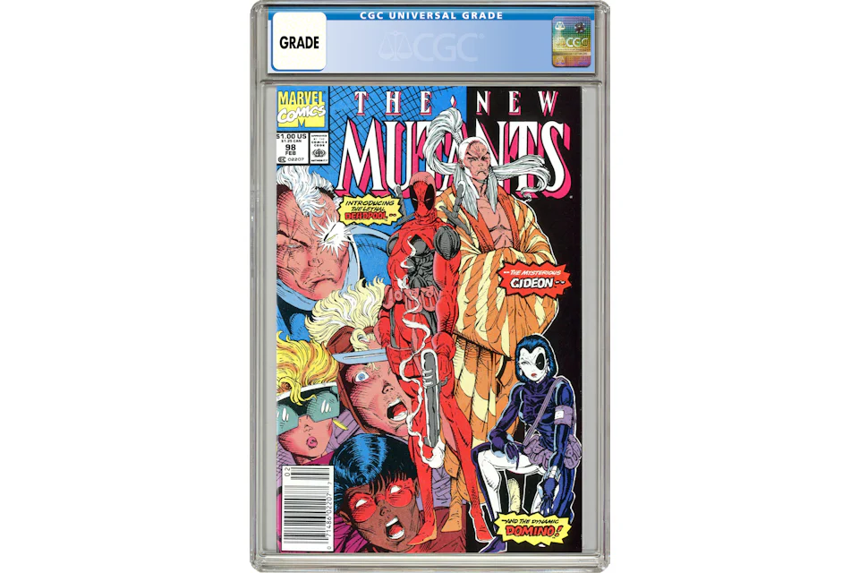 Marvel New Mutants (1983 1st Series) #98N Comic Book CGC Graded