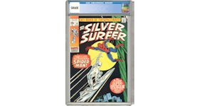 Marvel Silver Surfer #14 (App. of Spider-Man) Comic Book CGC Graded