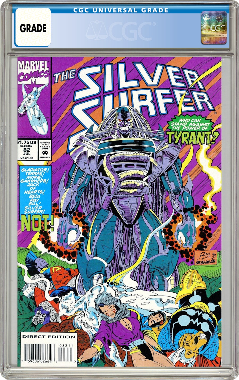 Marvel Silver Surfer (1987 2nd Series) #82 Comic Book CGC