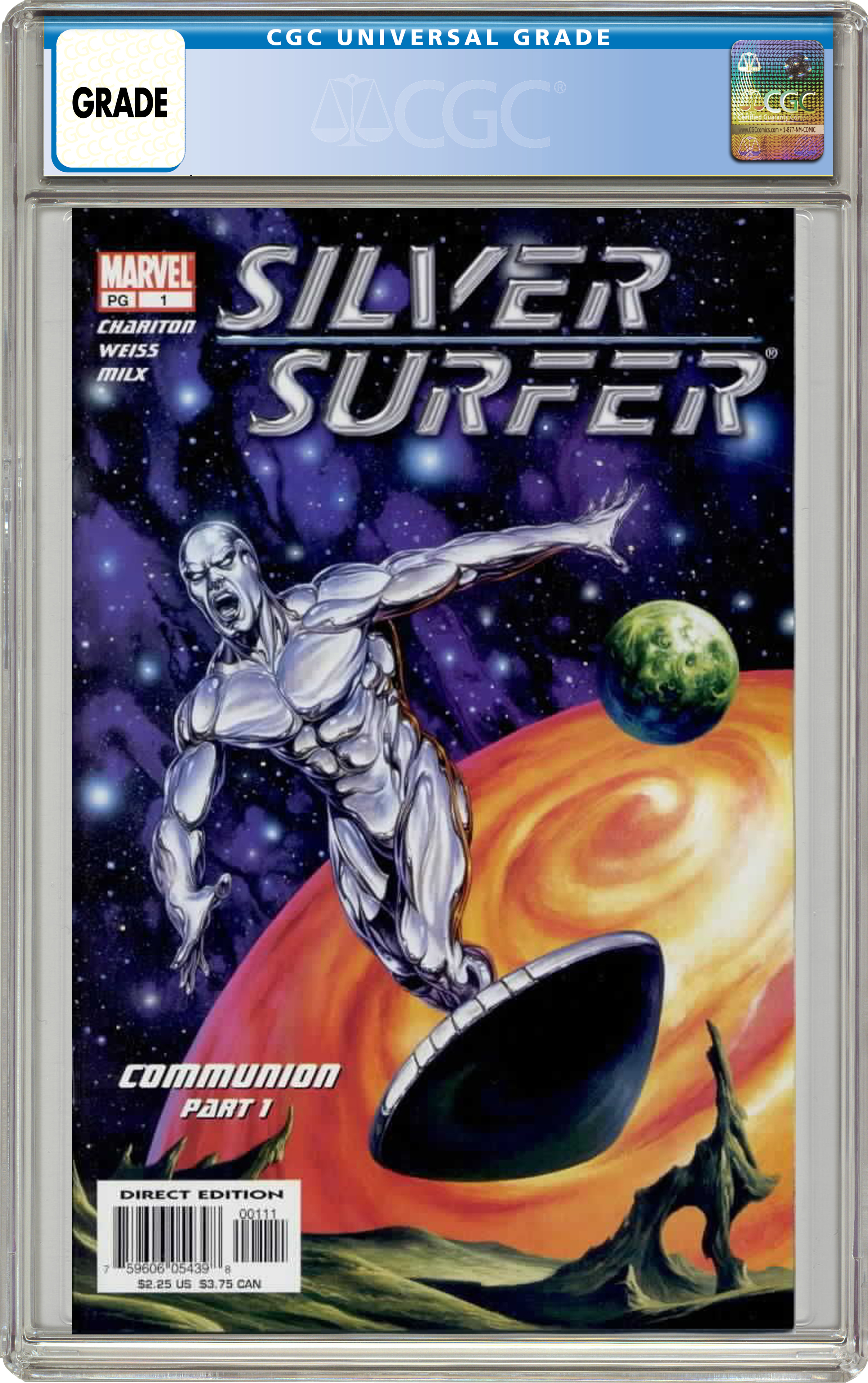 Marvel Silver Surfer (2003 3rd Series) #1 Comic Book CGC Graded - TW