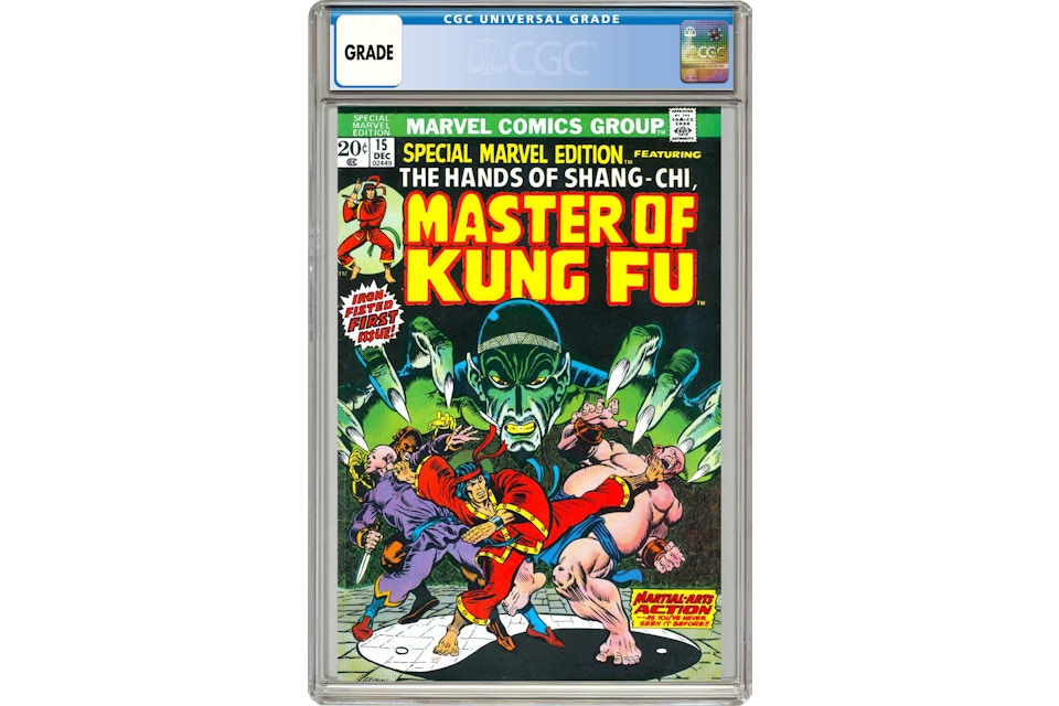 Marvel Special Marvel Edition 15 1st App Of Shang Chi Comic Book Cgc Graded Marvel Special Marvel Edition 15 1st App Of Shang Chi Comic Book Cgc Graded