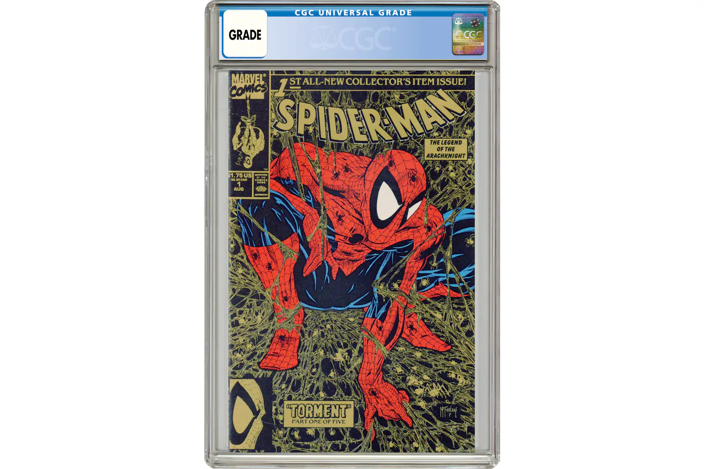 Marvel SpiderMan 1 Gold Edition Comic Book CGC Graded US