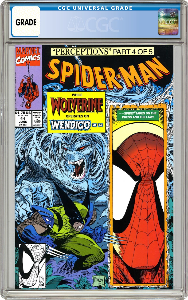 Marvel Spider-Man (1990) #11 Comic Book CGC Graded - US