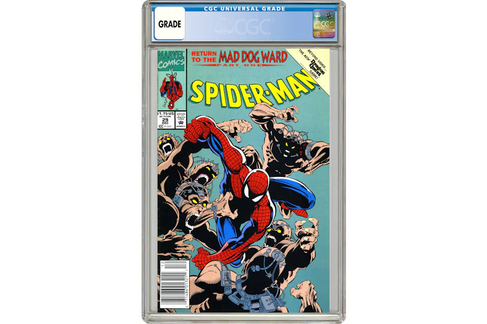 Marvel Spider-Man (1990) #29 Comic Book CGC Graded - KR